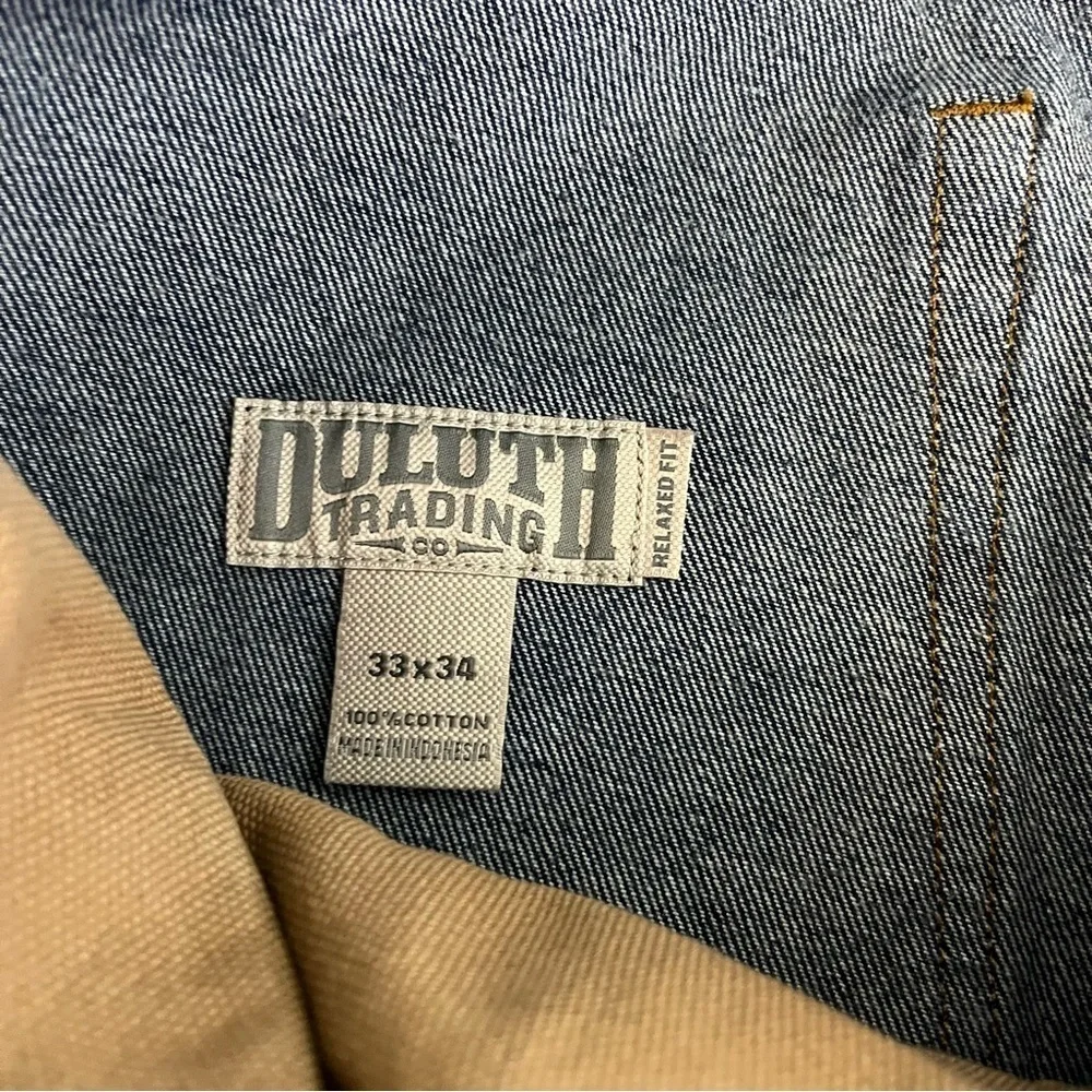 Duluth Relaxed Fit Medium Wash Straight Leg Jeans